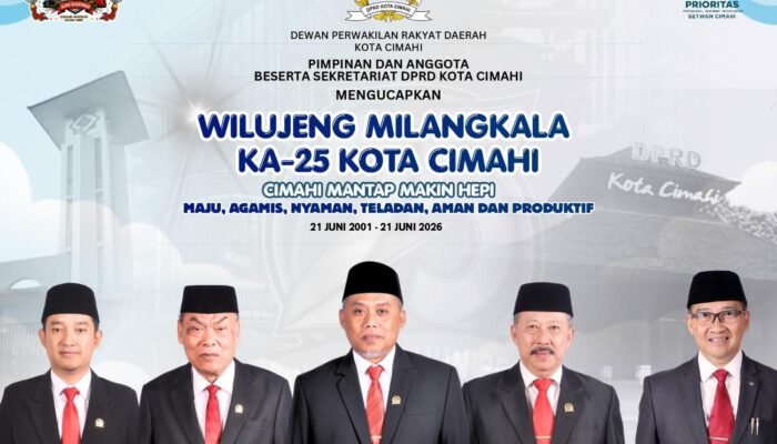 DPRD Kota Cimahi Ucapkan Selamat Hari Jadi ke-25 Kota Cimahi