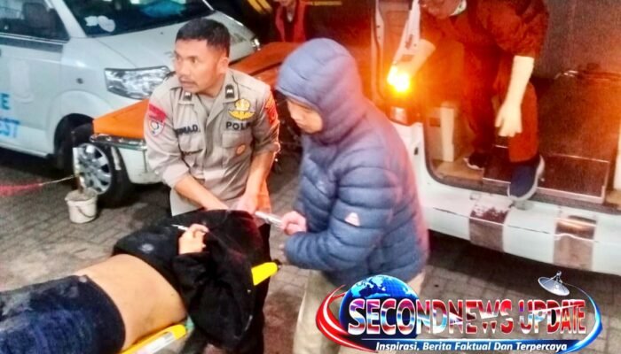 Polsek Bayongbong Evakuasi Perempuan yang Loncat dari Jembatan Sasak Besi