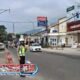 Polisi Siaga di Jalan Raya Leles Garut, Arus Lalu Lintas Tetap Lancar dan Aman