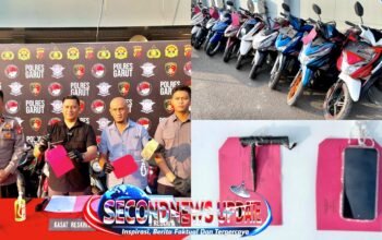 Tim Sancang Polres Garut Tangkap Residivis Curanmor, 17 Motor Hasil Curian Berhasil Diamankan