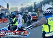 Polisi Polsek Kadungora Intensif Atur Arus Lalu Lintas, Cegah Kemacetan di Jalur Garut-Bandung