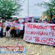 Aksi Unjuk Rasa Warnai Polemik Pilkades Tanjung Gusta, Masyarakat Sampaikan Tujuh Tuntutan