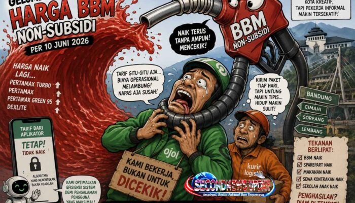 Jeritan Pengemudi Ojol dan Kurir di Cimahi: Harga Pertamax Meroket, Pendapatan Ambyar Terkikis Bensin!