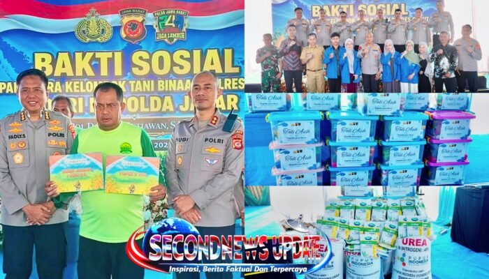 Kapolda Jabar Turun Langsung! Kelompok Tani Mekar Mukti Binaan Polres Garut Terima Bantuan Sosial untuk Perkuat Ketahanan Pangan