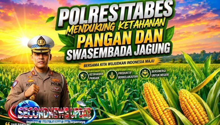 Satlantas Polrestabes Bandung Dukung Ketahanan Pangan Nasional Melalui Program Swasembada Jagung