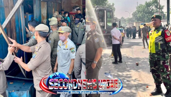 174 Bangunan Liar di Terusan Pasirkoja Dibongkar, Operasi Gabungan Libatkan 250 Personel