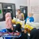 Bhabinkamtibmas Polsek Bandung Kulon Monitoring Penyaluran Bantuan Pangan untuk Warga Kelurahan Cijerah