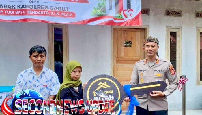 Kado Hari Bhayangkara ke-80, Kapolres Garut Resmikan Rumah Layak Huni untuk Warga Pananjung