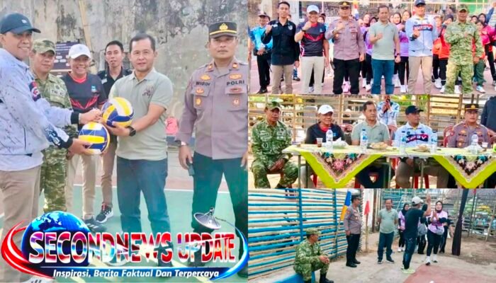 Wakapolsek Leles Kawal Pembukaan Liga Voli Antar Desa 2026, Ribuan Warga Antusias Padati Lapangan CVC