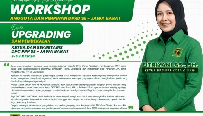 Workshop PPP Jabar Suntik Energi Baru! DPC PPP Kota Cimahi Pasang Target Besar: Rebut Kepercayaan Publik dan Tambah Kursi DPRD pada Pemilu 2029