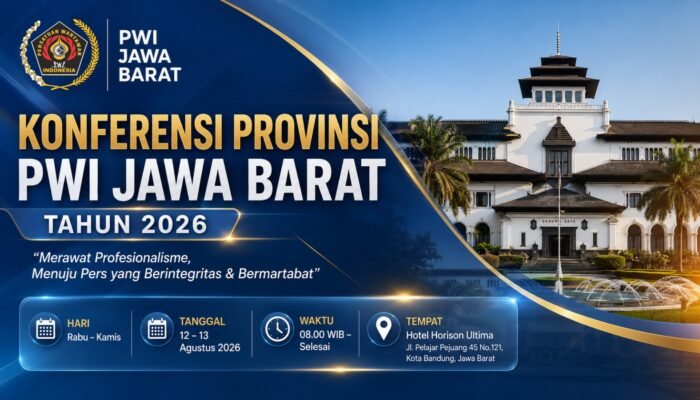Konferprov PWI Jabar 2026 Resmi Bergulir, Panitia Buka Tahapan Pencalonan dan Tegaskan Proses Transparan