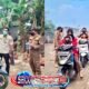 Satpol PP Kabupaten Tangerang Bagikan Masker untuk Warga Terdampak Asap Kebakaran TPA Jatiwaringin