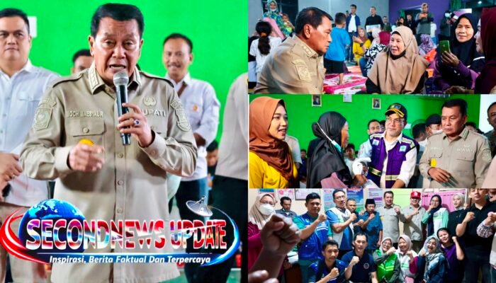Kunjungan Malam Bupati Tangerang ke Pengungsi TPA Jatiwaringin, Salurkan Bantuan dan Ajak Warga Panjatkan Doa