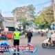 Polisi Siaga di Jalan Raya Suherman Garut, Arus Lalu Lintas Jam Sibuk Tetap Lancar dan Aman