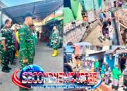 Satgas TMMD Sengkuyung Surakarta Tetap Bekerja di Hari Libur, TNI dan Warga Kebut Pengecoran Saluran Air