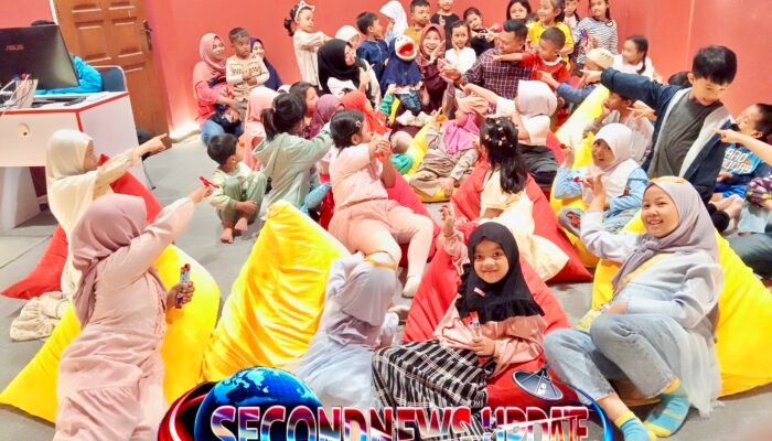 Hari Anak Nasional 2026 di Cimahi Pecah! Disarpusda dan Kampung Dongeng Sulap Perpustakaan Jadi Surga Literasi, Ratusan Anak Lupakan Gadget