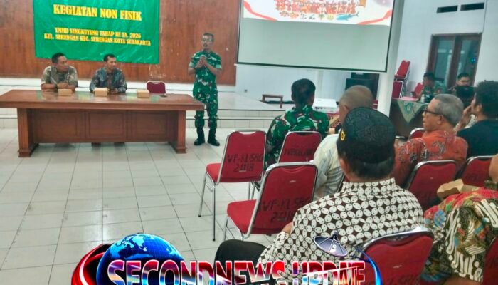 TMMD Sengkuyung Surakarta Gelar Penyuluhan Wawasan Kebangsaan dan Bela Negara, Perkuat Nasionalisme Warga Serengan