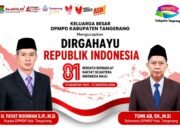 Keluarga Besar DPMPD Kabupaten Tangerang Mengucapkan Dirgahayu RI Ke 81