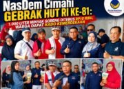 NasDem Cimahi Gebrak HUT RI ke-81: 1.000 Liter Minyak Goreng Ditebus Rp10 Ribu, Warga Dapat Kado Kemerdekaan
