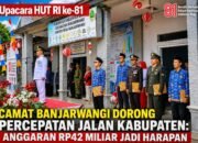 Usai Upacara HUT RI ke-81, Camat Banjarwangi Dorong Percepatan Jalan Kabupaten: Anggaran Rp42 Miliar Jadi Harapan