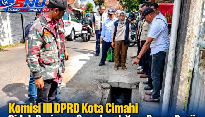 Komisi III DPRD Kota Cimahi Sidak Jalan Lurah, Soroti Banjir dan Drainase: Solusi Tak Boleh Setengah-Setengah