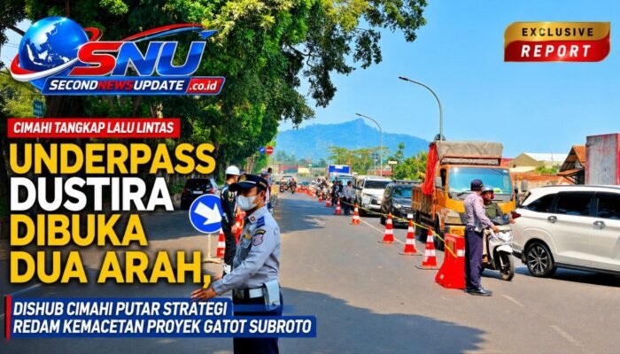 Underpass Dustira Dibuka Dua Arah, Dishub Cimahi Putar Strategi Redam Kemacetan Proyek Gatot Subroto