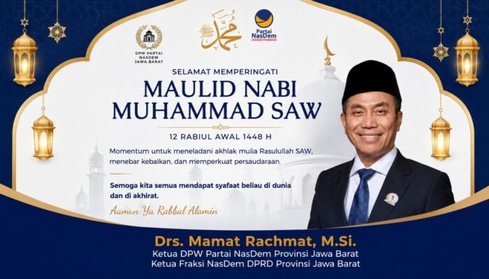 Mamat Rachmat Ajak Masyarakat Teladani Akhlak Rasulullah, Maulid Nabi Jadi Momentum Tebar Kebaikan
