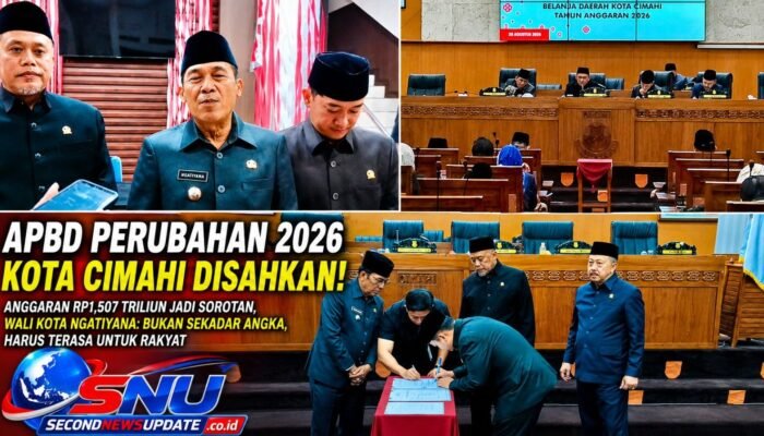 APBD Perubahan 2026 Kota Cimahi Disahkan! Anggaran Rp1,507 Triliun Jadi Sorotan, Wali Kota Ngatiyana: Bukan Sekadar Angka, Harus Terasa untuk Rakyat