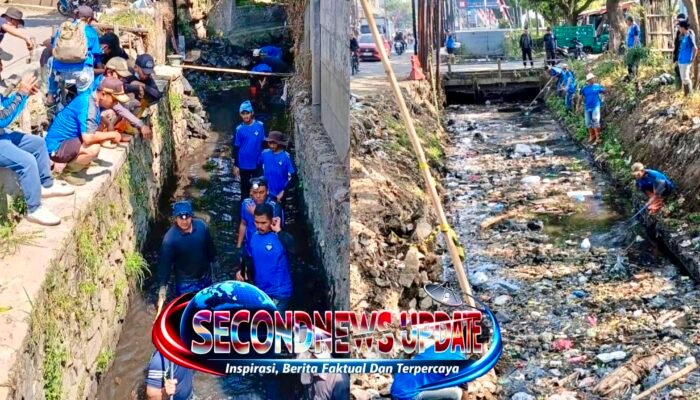 HUT RI ke-81, Pentahelix dan Relawan Bersihkan Sungai Cipalasari, Temukan 2 Ular Sanca Raksasa