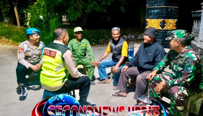 Patroli Malam TNI-Polri dan Linmas di Manyaran, Sasar Titik Rawan hingga Permukiman Warga