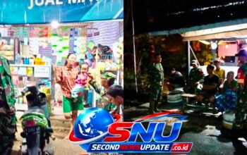 Patroli Malam Cipta Kondisi, Serka Heri Santoso Sambangi Warga Bulukerto untuk Jaga Keamanan