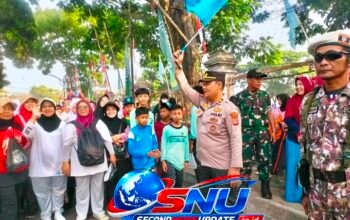 Wakapolsek Leles Buka Jalan Santai HUT ke-81 RI, Warga Tumpah Ruah Rayakan Kemerdekaan