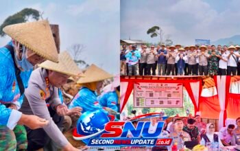 Polresta Bandung Tanam 2 Ton Bawang Putih di Rancabali, Perkuat Sinergi Ketahanan Pangan Nasional
