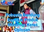 Polresta Bandung Bongkar Miras Oplosan Diduga Berbahan Berbahaya, Tiga Orang Diciduk