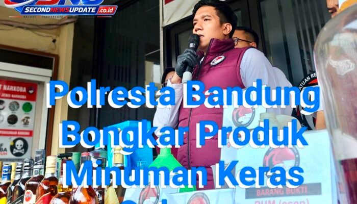 Polresta Bandung Bongkar Miras Oplosan Diduga Berbahan Berbahaya, Tiga Orang Diciduk