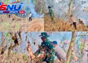Petugas Gabungan Kembali Berjibaku Padamkan Karhutla di Gunung Gajah Wonogiri