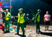 Patroli Malam Koramil 18/Girimarto Bersama Linmas, Jaga Kamtibmas Tetap Kondusif