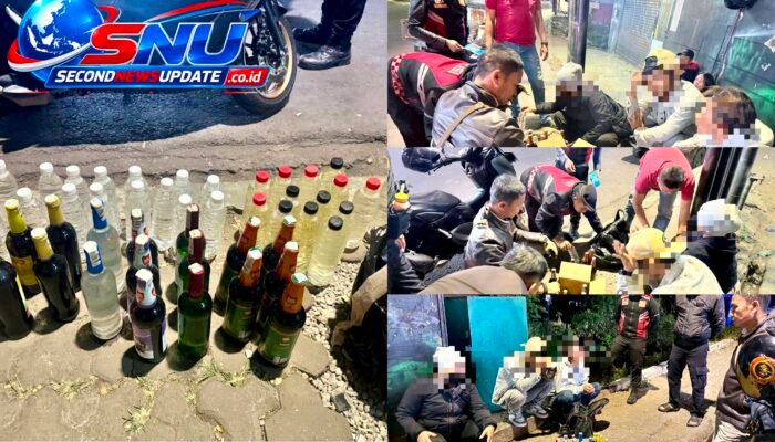 Dini Hari di Kerkof, Polisi Garut Sita 50 Botol Miras dari Lima Terduga Penjual
