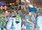 Musim Kemarau, Babinsa Ingatkan Pengusaha Rosok Waspada Kebakaran