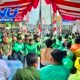 Ojol Sumut Kompak Jaga Kamtibmas, 600 Paket Sembako Dibagikan dalam Silaturahmi Solidaritas Transportasi Online