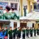 Bukan Sekadar Belajar Agama, Santri Miftahul Huda Digembleng Wasbang dan PBB oleh Babinsa