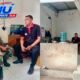 Babinsa Serengan Sambangi Security CV Berkat Utama Jaya, Tekankan Kedisiplinan dan Kewaspadaan