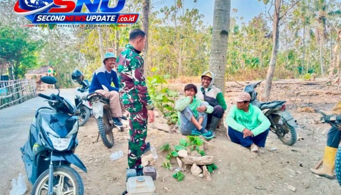 Kemarau Makin Panjang, Warga Wonosegoro Mulai Kesulitan Air, Babinsa Turun Langsung