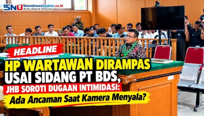 HP Wartawan Dirampas Usai Sidang PT BDS, JHB Soroti Dugaan Intimidasi: Ada Ancaman Saat Kamera Menyala?