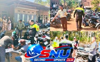 Razia Knalpot Brong di Sekolah, Polsek Malangbong Amankan 20 Knalpot Tak Sesuai Standar