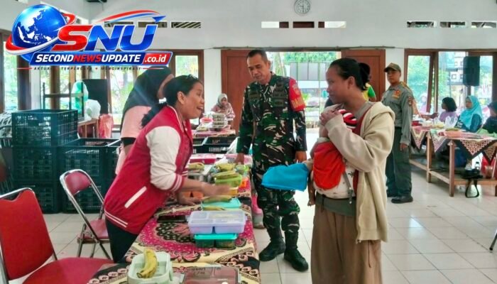 Aktif Dampingi MBG, Babinsa Serengan Turun Langsung Bantu Distribusi Makanan Bergizi untuk Balita dan Ibu Hamil