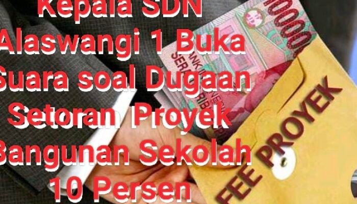 Kepala SDN Alaswangi 1 Buka Suara soal Dugaan Setoran 10 Persen: “Saya Tetap Setor, Tapi Pekerjaan Saya Kerjakan Sendiri”