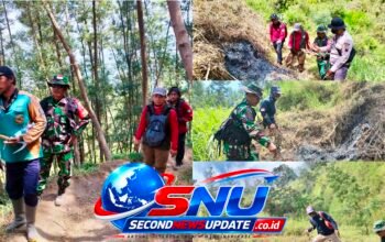 Cegah Karhutla di Lereng Merapi, Babinsa dan TNGM Sisir Kawasan Rawan Kebakaran
