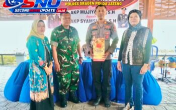 Tongkat Komando Bergeser, AKP Syamsudin Resmi Pimpin Polsek Sukodono Sragen