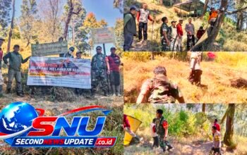 Musim Kemarau, TNI-Polri dan TNGM Patroli Lereng Merapi Cegah Karhutla di Boyolali